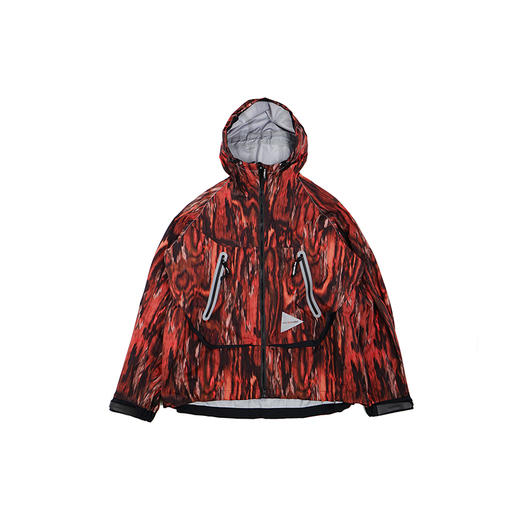 and wander printed rain jacket 主题迷彩女装防水连帽冲锋衣 商品图0
