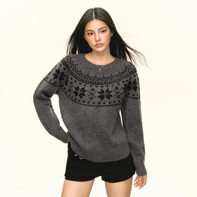 Ariseism 美式复古毛衣女秋季新款上衣