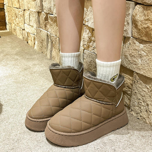 【HF】无忧购 “清仓福利”休闲厚底毛毛女款秋冬季加厚加绒保暖雪地靴1861/1862/1868（截单后3-5天发货） 商品图8