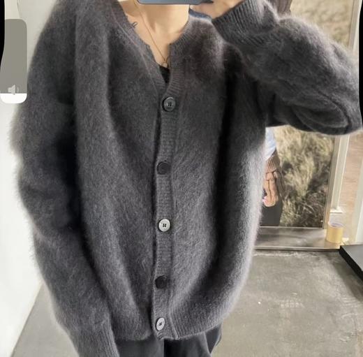   红莲 羊绒拉绒纽扣女开衫 JHL-22877「Ic*cle之*禾同款」 商品图6