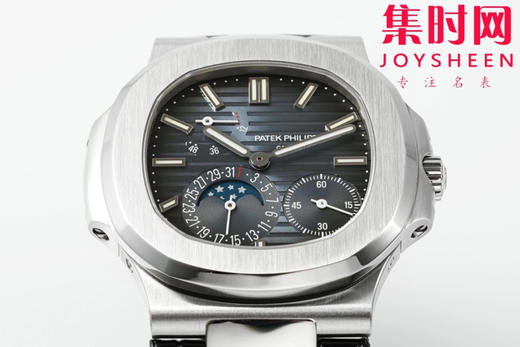 PPF潜心三年 真"芯"之作！百达翡丽PP鹦鹉螺系列5712GR 牛仔蓝皮带款总裁 新升级V3版 男士腕表 商品图2