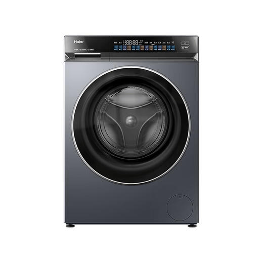 海尔直驱变频10公斤家用全自动超薄嵌入精华洗1.12洗净比滚筒洗衣机 10KG滚筒单洗XQG100-BE839 商品图5