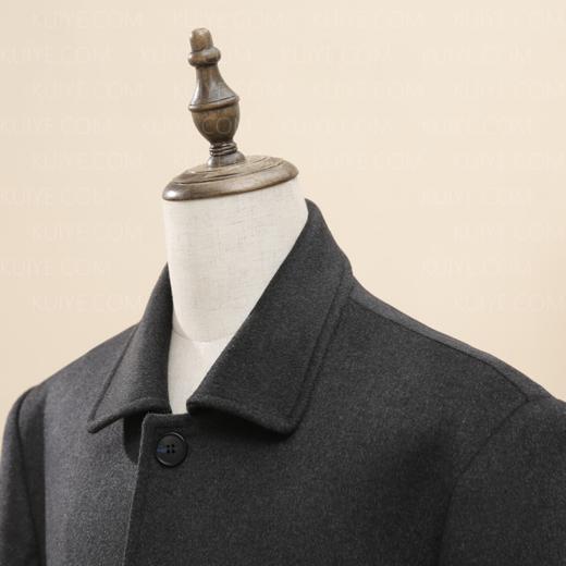 【福天华】寿服男大衣毛粘（灰色/兰色）百年工艺寿衣 商品图2