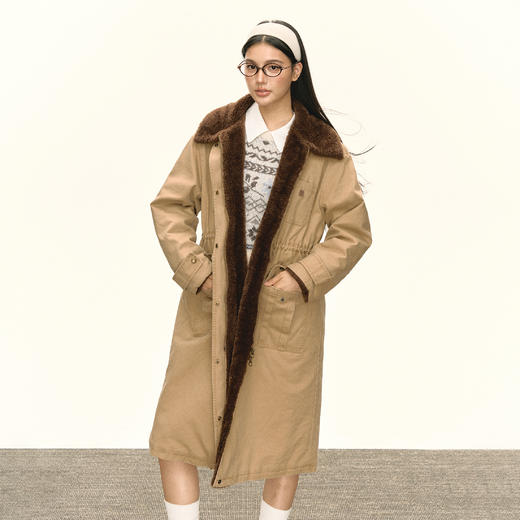 Ariseism 美式复古棉服外套女冬季新款 商品图1