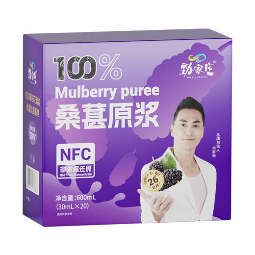 劲家庄100%桑葚原浆600ML/盒（30ML*20） 商品图0