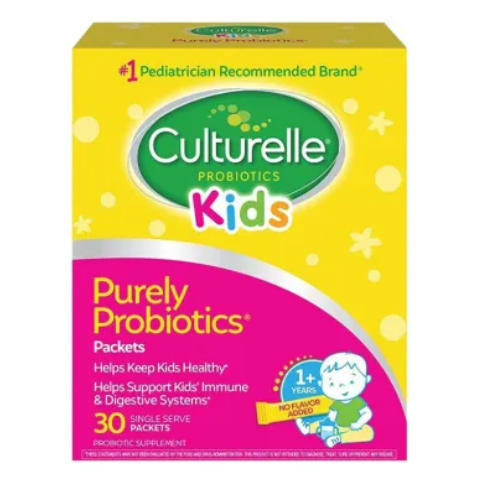D-美国Culturelle康萃乐 益生菌婴幼儿童宝宝 调理肠胃便秘 1-12岁粉剂30袋 新老包装随机发 商品图0