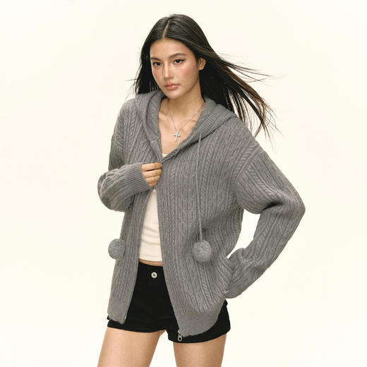 Ariseism 美式复古毛衣女秋季新款上衣 商品图2