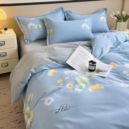 全棉生态磨毛四件套】定制定染面料 商品图5