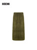 HIDEMI 大秀款进口西班牙羊麂皮松紧腰伞状半身长裙皮裙 商品缩略图8