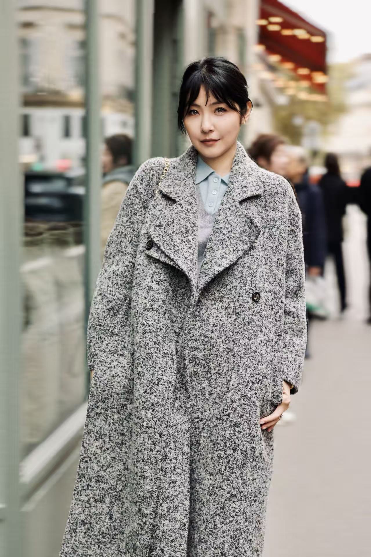 MAISON COVET骆马绒长款大衣