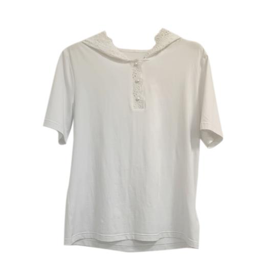 VIVIAN LIU薇薇安刘 D2457312夏女装新款针织短袖帽衫 商品图4