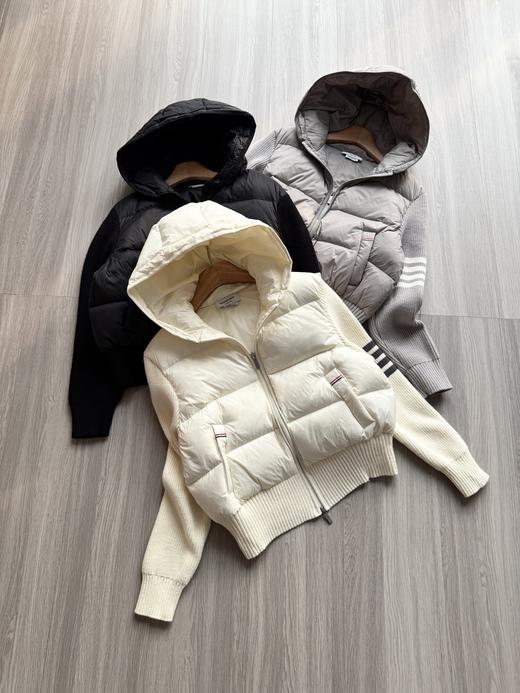 TB 25Ss秋冬最新款羊毛拼接羽绒服外套(SS) 商品图1