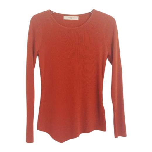 VIVIAN LIU薇薇安刘F2556305秋季女装新款一字领下摆不规则毛衣 商品图4