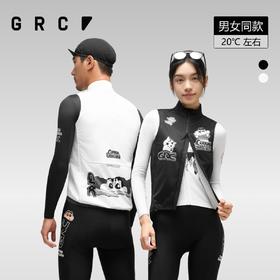GRC桀骜无尽秋冬新款CMYK蜡笔小新系列公路自行车骑行马甲男女