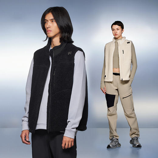 羊羔毛智能温控马甲 商品图3