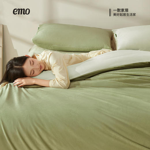 【部分预售】一默宝宝绒床笠四件套 糯叽叽 暖呼呼 一触即暖 商品图1