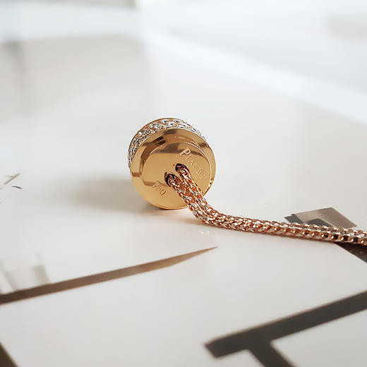 【天然正品】AU750玫瑰金经典时尚高定定制款钻石项链链长：78CM女士250925PM04现售价：11300 商品图4