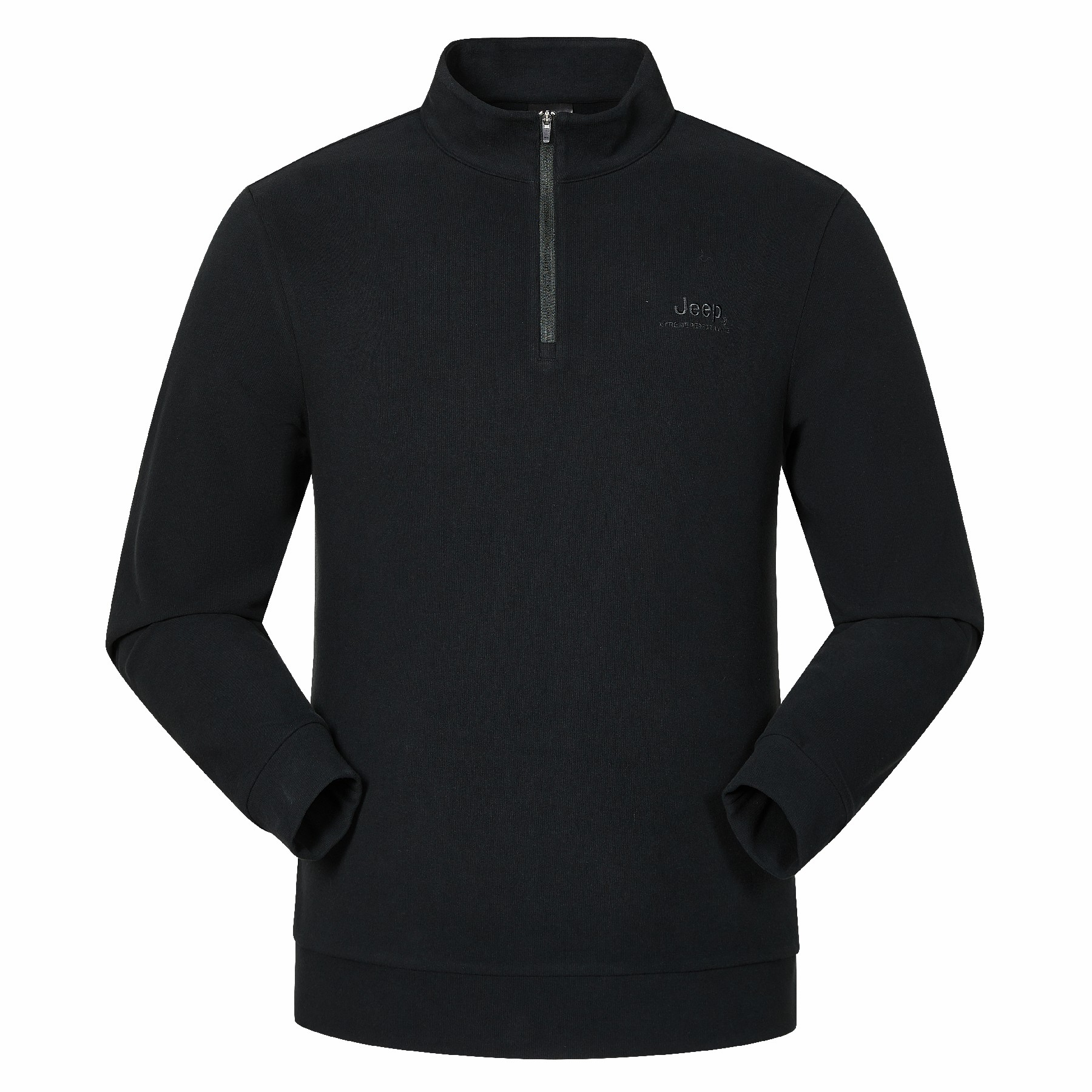 JEEP男式半开胸卫衣J53219433366