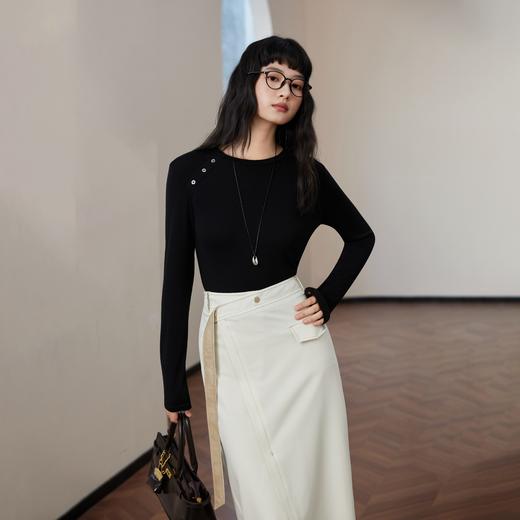 [屁侠推荐]特妮娜 天丝羊毛云柔打底衫 既有羊毛的温润体感 又有天丝带来亲肤的丝滑细腻享受  商品图4