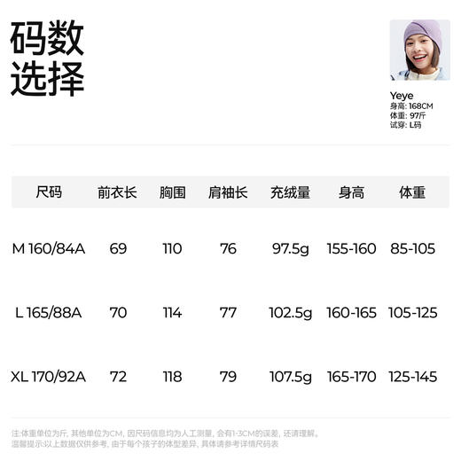 【女式葫芦羽绒服】森林棠25冬季新款女士宽松廓形轻软保暖外套羽绒服80932505 商品图4