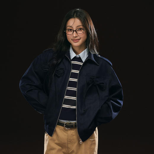 Ariseism 美式复古短外套女秋季新款上衣 商品图2