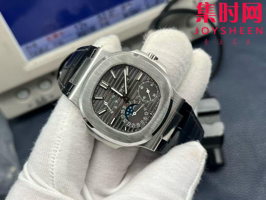 PPF潜心三年 真"芯"之作！百达翡丽PP鹦鹉螺系列5712GR 灰盘皮带款总裁 新升级V3版 男士腕表 商品图0