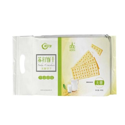 阿尔发 无糖发酵饼干苏打饼干 458g/袋 商品图0
