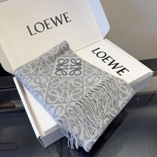 罗意威 2025最新款最火围巾，双面羊毛和羊绒围巾（ZT*DSX） 商品图4