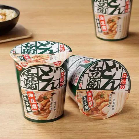 日清咚兵卫油豆腐油炸乌冬面杯面90g 商品图0