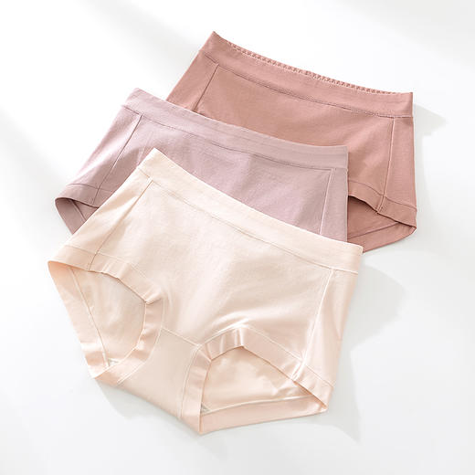 赏茜女士中高腰收腹内裤|新疆长绒棉面料，舒适透气 商品图2