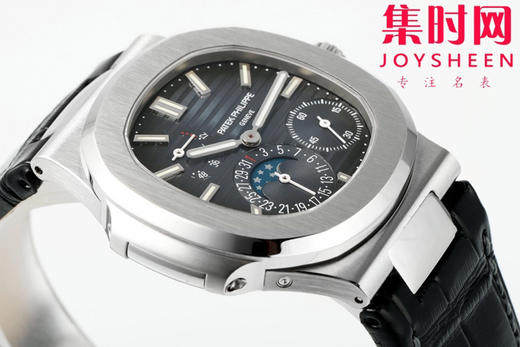 PPF潜心三年 真"芯"之作！百达翡丽PP鹦鹉螺系列5712GR 牛仔蓝皮带款总裁 新升级V3版 男士腕表 商品图4