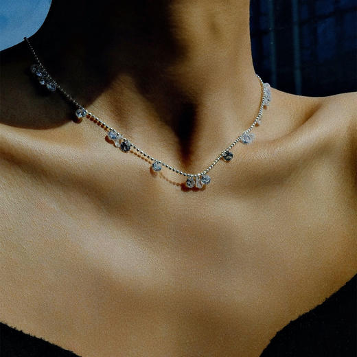 【秋季新款】alodia.co 品牌直发 美神之泪锆石锁骨链项链 925银设计感爆闪ins风高级小众悦己礼物 商品图4