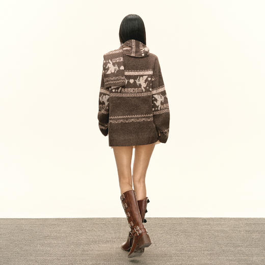 Ariseism 美式复古毛衣女秋季新款上衣 商品图3