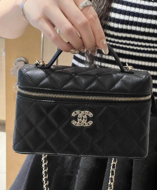 𝟐𝟓𝐏爱心钻扣𝐥𝐩饭盒化妆包 商品图1