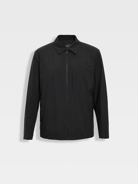 callisto璀璨黑翻领棉服