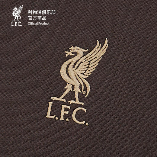 【官方正版】利物浦俱乐部 | 秋冬款棕色帽衫休闲运动连帽卫衣 商品图4