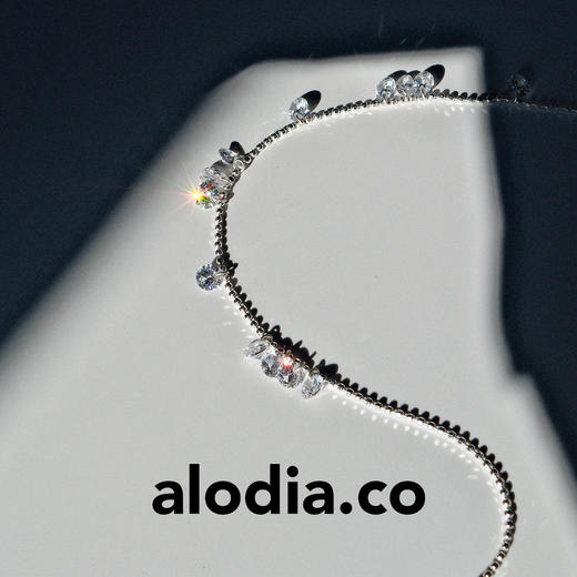 【秋季新款】alodia.co 品牌直发 美神之泪锆石锁骨链项链 925银设计感爆闪ins风高级小众悦己礼物 商品图2