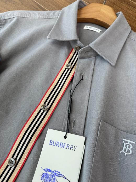 巴家 25新品翻领格纹饰边单排扣长袖上衣 商品图2