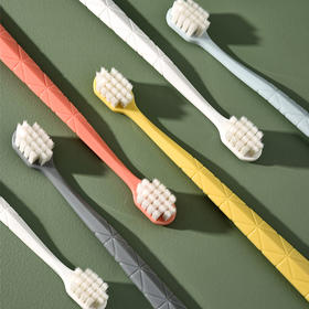 美穗吉家 宽头软毛牙刷6支装