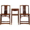 清	红木三攒靠背椅成堂（八椅四几） 商品缩略图5
