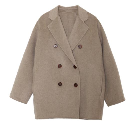 衣尚 双排扣短款大衣DWF112019B 商品图4
