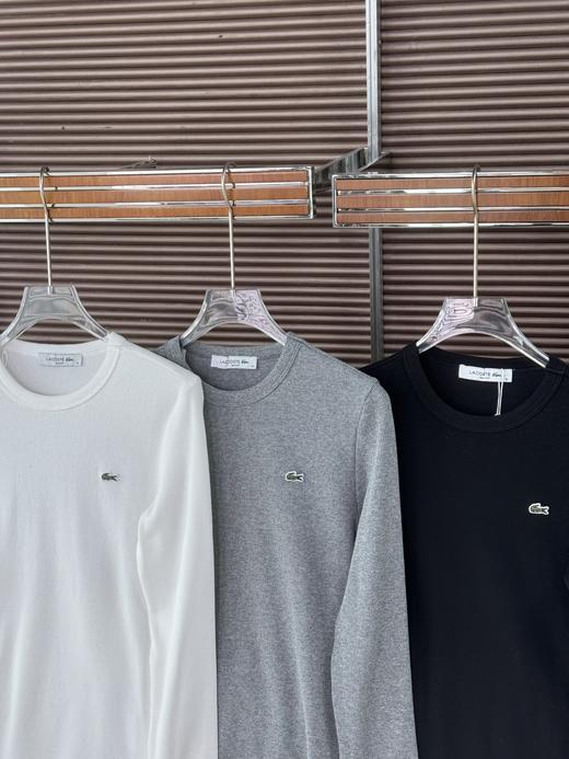 法国🐊女装25纯色圆领修身正肩T恤打底衫 商品图9