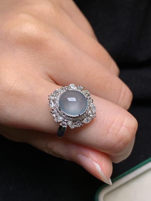 蛋面翡翠戒指 商品图4