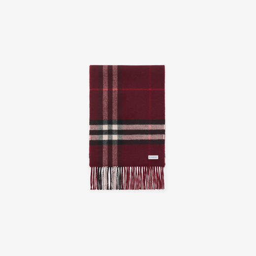 BURBERRY 巴宝莉 中性马术骑士徽标对比色格纹羊绒围巾 格子 8115314 C3383 商品图1