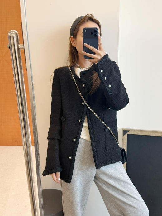 2510304     英国🇬🇧linton厂牌 初花呢 外套 经典4口袋 直筒外套 商品图10