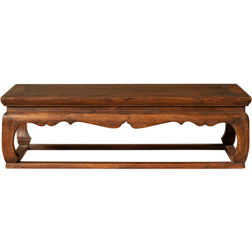 清早期	黄花梨束腰马蹄腿带托泥案上几摆件 商品图5