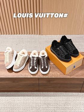 驴家 新款羊羔毛 LOGO刺绣滑板鞋 经典厚底运动鞋(DBG)