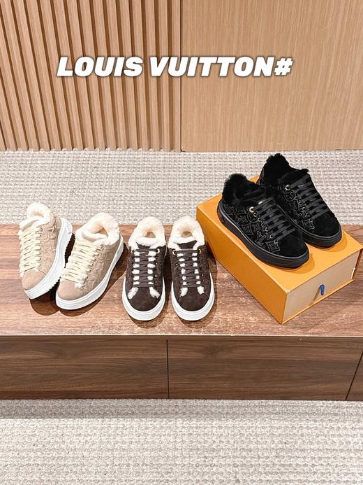 驴家 新款羊羔毛 LOGO刺绣滑板鞋 经典厚底运动鞋(DBG) 商品图0