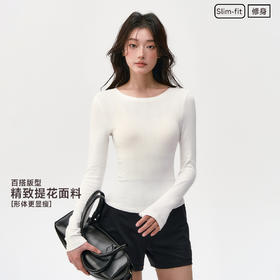 跃牌【周游世界】秋冬新款瑜伽服女纯棉透气短款休闲内搭叠穿长袖TP0980
