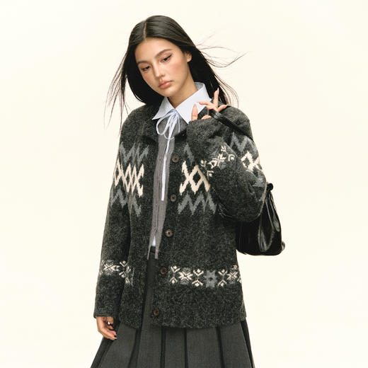 Ariseism 美式复古毛衣女秋季新款上衣 商品图2